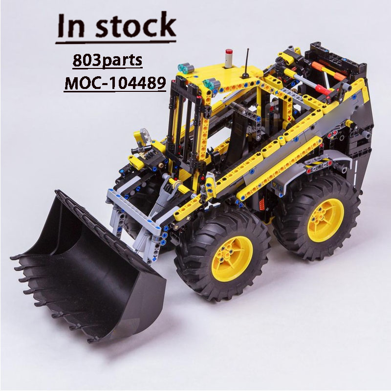 Urban Farming Model - MOC-104489 โมเดลบล็อกตัวต่อรถตักล้อยางสำหรับงานเกษตรในเมือง, 803 ชิ้น, ของขวัญของเล่นประกอบสำหรับเด็กผู้ชายในวันเกิด