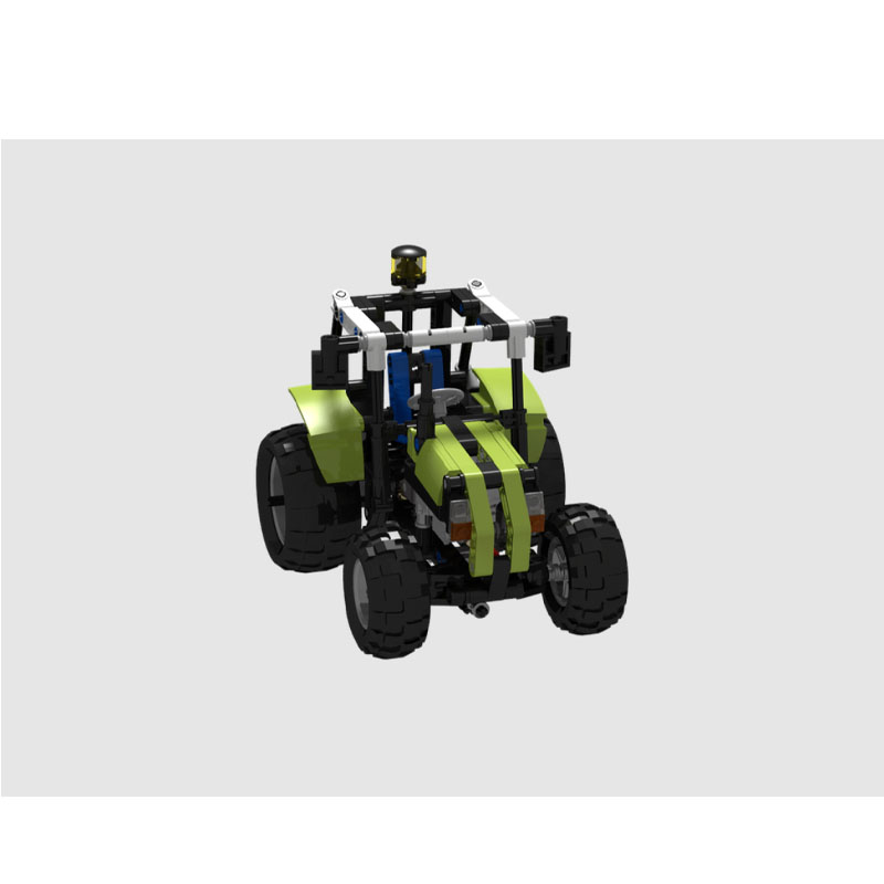 Urban Farming Model - MOC-46194 ฟาร์มในเมืองรถแทรกเตอร์การเกษตรบล็อกตัวต่อรุ่น 284 ชิ้น MOC เด็กผู้ชายเด็กวันเกิดของขวัญของเล่นคริสต์มาส