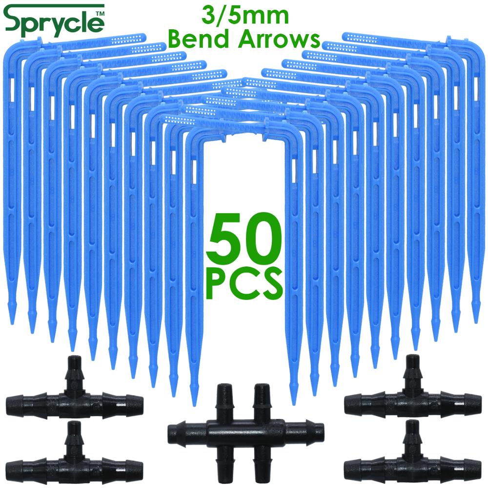 Urban Farming System - เกลียว 50X Bend Arrow Dripper Micro