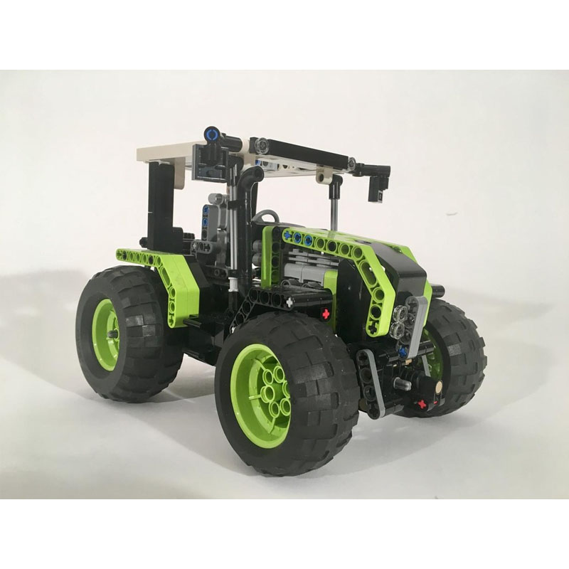 Urban Farming Model - MOC-97333 ฟาร์มในเมืองรถแทรกเตอร์การเกษตรบล็อกตัวต่อรุ่น 660 ชิ้นส่วน MOC เด็กผู้ชายเด็กวันเกิดของขวัญของเล่นคริสต์มาส