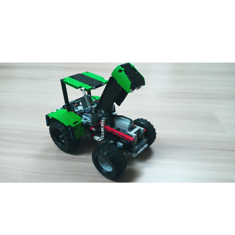 Urban Farming Model - MOC-80667 ชุดตัวต่อรถแทรกเตอร์ขนาดกลางสำหรับการเกษตรในเมือง รุ่น 563 ชิ้นส่วน ของเล่นสร้างสรรค์สำหรับผู้ใหญ่และเด็ก